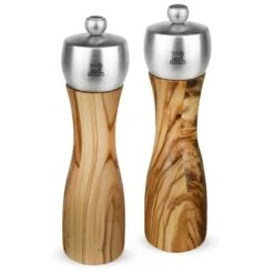 Peugeot Fidji 8.25" Olivewood Salt & Pepper Mill Set 12 Peugeot Fidji 8.25" Olivewood Salt & Pepper Mill Set -Zwilling Shop 38269