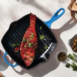 Le Creuset Signature Cast Iron 10.25" Marseille Square Grill Pan -Zwilling Shop 38387 78e739d6 6f22 4b5e b9db 4c4eecb33854