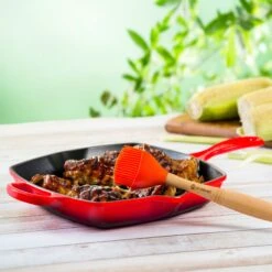 Le Creuset Signature Cast Iron 10.25" Cerise Square Grill Pan -Zwilling Shop 38397 0a383f4a 4a69 426e ad90 8b21bc62388e