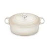 Le Creuset Signature Cast Iron 6.75-quart Meringue Oval Dutch Oven