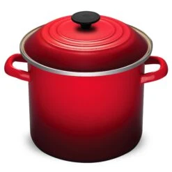 Le Creuset Enameled Steel 8-quart Cerise Stock Pot
