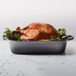 Le Creuset Signature Cast Iron 12.75" X 9.75" Oyster Roasting Pan -Zwilling Shop 38506
