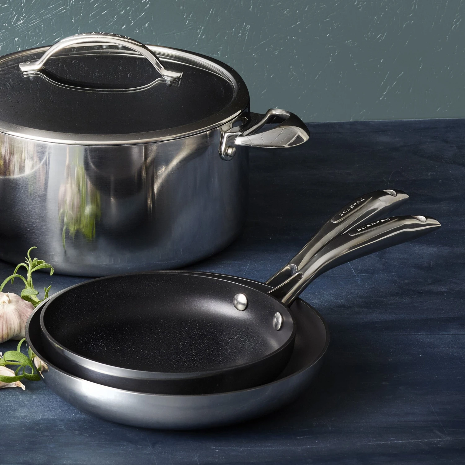 Scanpan HaptIQ 12.5" Stainless Steel Nonstick Fry Pan 5 Scanpan HaptIQ 12.5" Stainless Steel Nonstick Fry Pan - Image 3