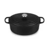 Le Creuset Signature Cast Iron 6.75-quart Licorice Oval Dutch Oven