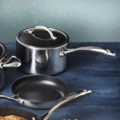 Scanpan HaptIQ 2.75-quart Stainless Steel Nonstick Saucepan -Zwilling Shop 39180