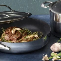 Scanpan HaptIQ 2.75-quart Stainless Steel Nonstick Saute Pan -Zwilling Shop 39192