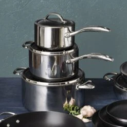 Scanpan HaptIQ 13 Piece Stainless Steel Nonstick Cookware Set -Zwilling Shop 39205 505d0295 c736 4e7a bfbb efe7776af5dc