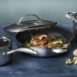Scanpan HaptIQ 5.5-quart Stainless Steel Nonstick Braiser -Zwilling Shop 39213 e7c6d40c 4ae6 449a 9d31 a5a297cdbfd0