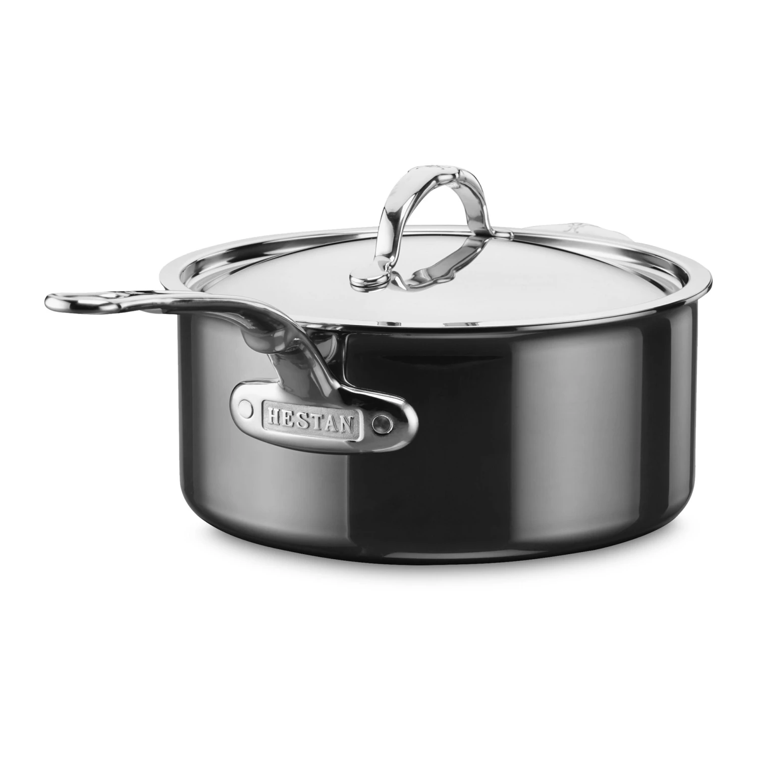 Hestan NanoBond 4-quart Titanium Stainless Steel Saucepan 3 Hestan NanoBond 4-quart Titanium Stainless Steel Saucepan