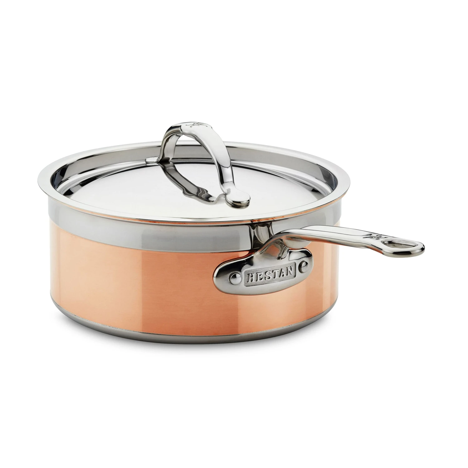 Hestan CopperBond 3-quart Induction Copper Saucepan 3 Hestan CopperBond 3-quart Induction Copper Saucepan