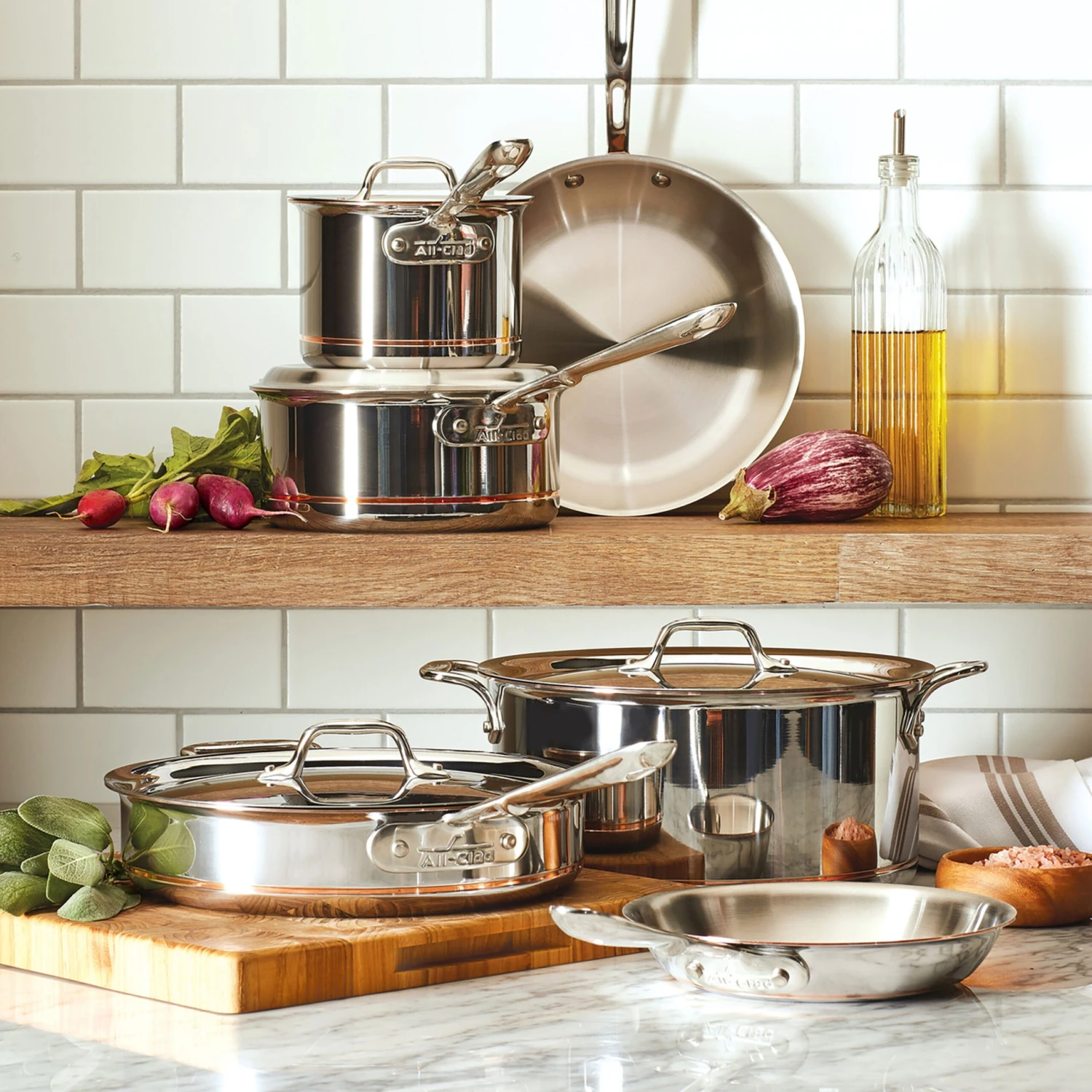 All-Clad Copper Core 10 Piece Cookware Set 7 All-Clad Copper Core 10 Piece Cookware Set - Image 5