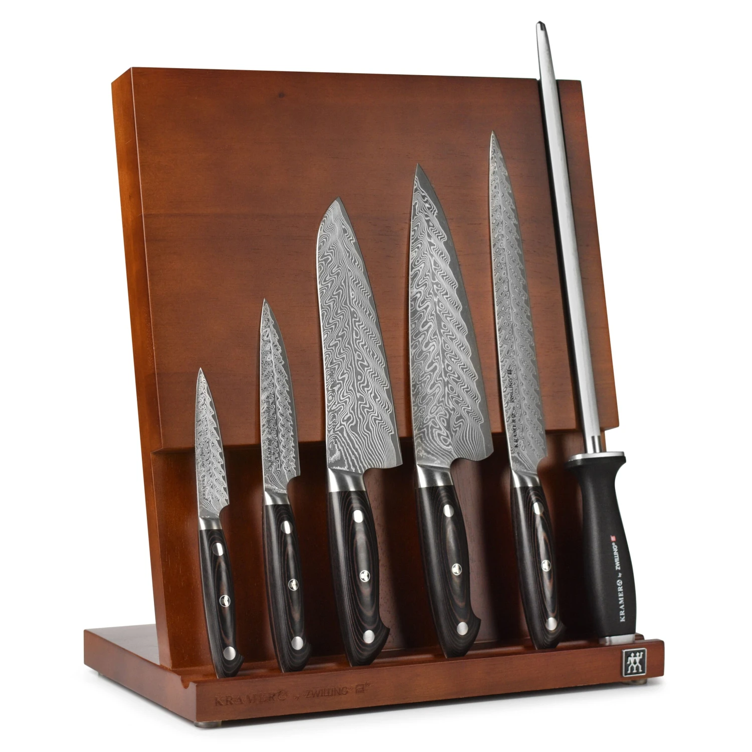 Kramer Stainless Damascus 7 Piece Magnetic Easel Knife Block Set 13 Kramer Stainless Damascus 7 Piece Magnetic Easel Knife Block Set - Image 11