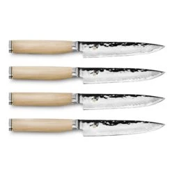 Shun Premier Blonde 4 Piece Steak Knife Set -Zwilling Shop 39928