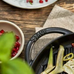 Staub 10" Matte Black Round Grill Pan -Zwilling Shop 3 1fadfa7f e6ad 4478 9e38 29cf763d91e7