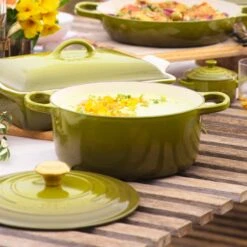 Le Creuset Signature Cast Iron 7.25-quart Olive Round Dutch Oven -Zwilling Shop 3 3743b9a4 7e82 405d 9470 2e7c48e917fd