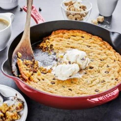 Staub 11" Cherry Red Cast Iron Deep Traditional Skillet -Zwilling Shop 3 3f5a8006 f6d8 4129 9432 024b3d049dbe