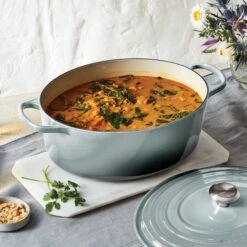 Le Creuset Signature Cast Iron 15.5-quart Sea Salt Oval Dutch Oven -Zwilling Shop 3 4ef2ef8e ee63 48cf 857a 1fa293a99136