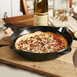 Staub 11" Matte Black Cast Iron Deep Traditional Skillet -Zwilling Shop 3 9139b0d1 a3a3 4954 b34b 34b8779b3e07