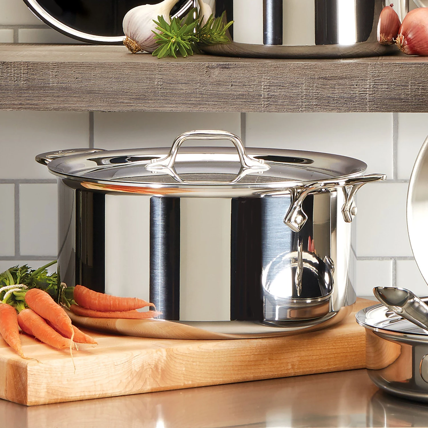 All-Clad D3 Stainless 8-quart Stock Pot 4 All-Clad D3 Stainless 8-quart Stock Pot - Image 2