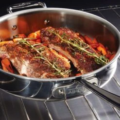 All-Clad D3 Stainless 6-quart Saute Pan -Zwilling Shop 40084