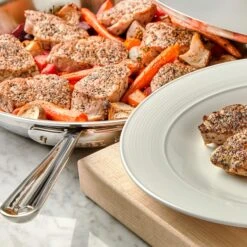 All-Clad D3 Stainless 4-quart Weeknight Pan -Zwilling Shop 40127