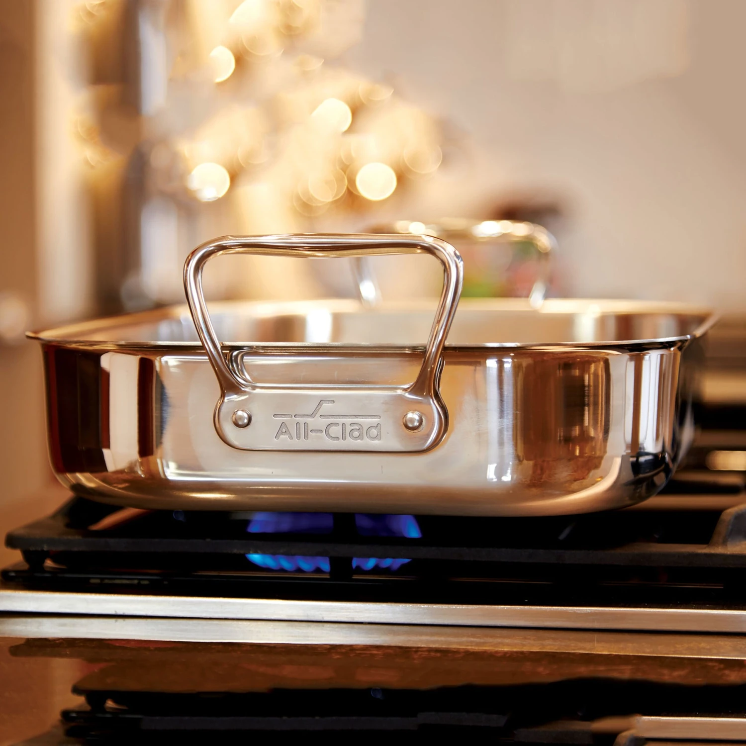 All-Clad 14" X 11" Roasting Pan With Rack 5 All-Clad 14" X 11" Roasting Pan With Rack - Image 3