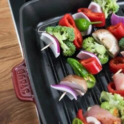 Staub 12" Grenadine Square Grill Pan -Zwilling Shop 40501 110 0 Lifestyle Image Product OS 750x750 2copy 6203675a 2db3 4a41 bcdd f79b2f686702