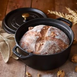 Staub 9-quart Matte Black Round Dutch Oven 10 Staub 9-quart Matte Black Round Dutch Oven -Zwilling Shop 40509 509 0 Lifestyle Image Product OS 750x750 1 1