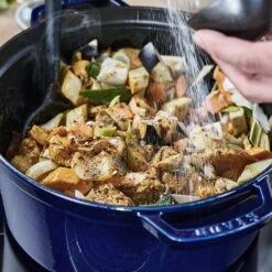 Staub 7-quart Sapphire Blue Round Dutch Oven -Zwilling Shop 40510 285 0 Product In Use OS 750x750 2