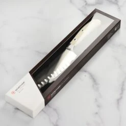 Wusthof Classic Ikon Creme 7" Hollow Edge Santoku Knife -Zwilling Shop 40783