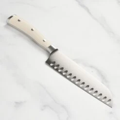 Wusthof Classic Ikon Creme 7" Hollow Edge Santoku Knife -Zwilling Shop 40785
