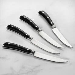 Wusthof Classic Ikon 4 Piece Steak Knife Set With Wood Case -Zwilling Shop 41032 e6d1551c 0ba1 4e4e bfcf cc8adf548066