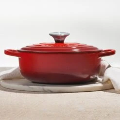 Le Creuset Signature Cast Iron 3.5-quart Cerise Sauteuse Dutch Oven -Zwilling Shop 41216