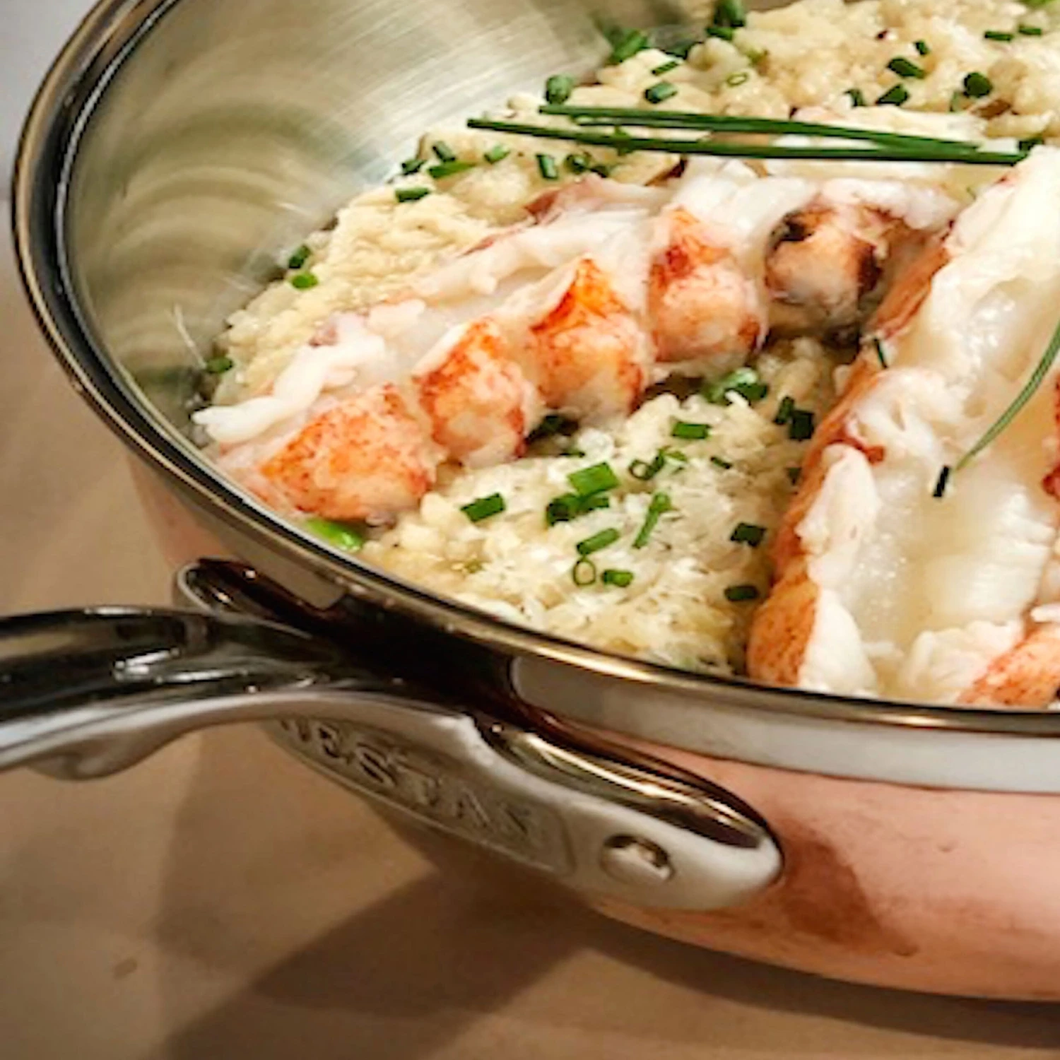 Hestan CopperBond 12.5" Induction Copper Skillet 7 Hestan CopperBond 12.5" Induction Copper Skillet - Image 5