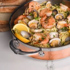 Hestan CopperBond 3.5-quart Induction Copper Saute Pan -Zwilling Shop 41324