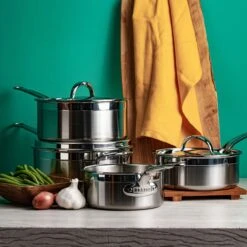 Hestan ProBond 1.5-quart Stainless Steel Saucepan -Zwilling Shop 41339