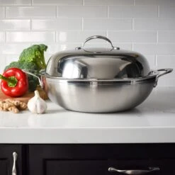 Hestan ProBond 14" Stainless Steel Wok -Zwilling Shop 41428