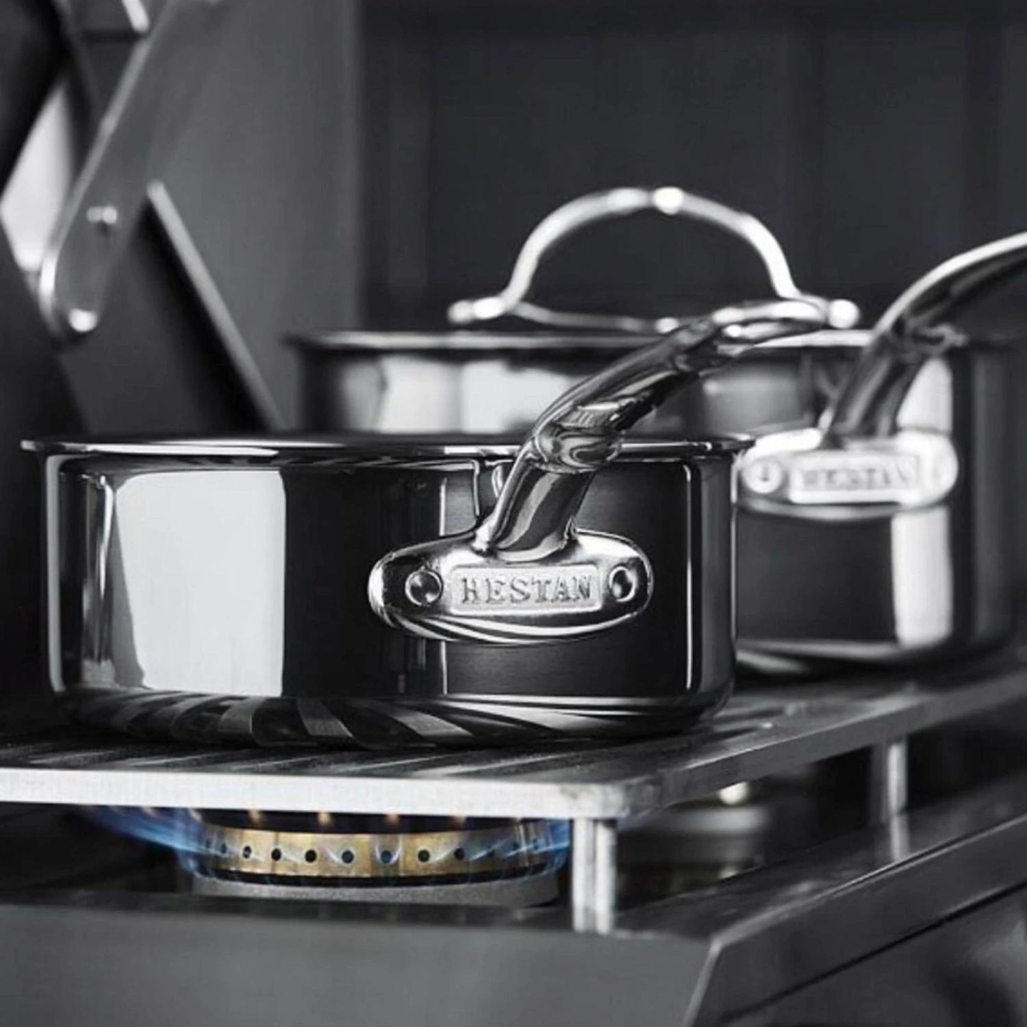 Hestan NanoBond 4-quart Titanium Stainless Steel Saucepan 5 Hestan NanoBond 4-quart Titanium Stainless Steel Saucepan - Image 3