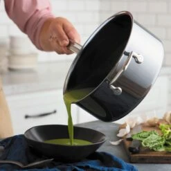 Hestan NanoBond 4-quart Titanium Stainless Steel Saucepan 12 Hestan NanoBond 4-quart Titanium Stainless Steel Saucepan -Zwilling Shop 41450