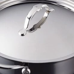 Hestan NanoBond 3.5-quart Titanium Stainless Steel Sauteuse 12 Hestan NanoBond 3.5-quart Titanium Stainless Steel Sauteuse -Zwilling Shop 41464