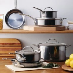 Hestan NanoBond 8-quart Titanium Stainless Steel Stock Pot -Zwilling Shop 41470