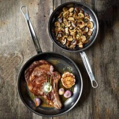 Hestan NanoBond 8.5" Titanium Stainless Steel Skillet -Zwilling Shop 41488