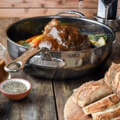 Hestan NanoBond 3.5-quart Titanium Stainless Steel Essential Pan 10 Hestan NanoBond 3.5-quart Titanium Stainless Steel Essential Pan -Zwilling Shop 41501