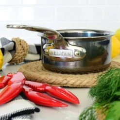 Hestan NanoBond 0.75-quart Titanium Stainless Steel Butter Warmer -Zwilling Shop 41535