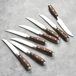 Messermeister Avanta Forged 8 Piece Steak Knife Set With Pakkawood Handles -Zwilling Shop 41707