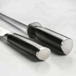 Shun Classic 8" Chef's Knife With Slimline Knife Block & Honing Steel -Zwilling Shop 41752