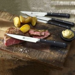 Zwilling 4 Piece Porterhouse Steak Knife Set With Wood Box -Zwilling Shop 424415618