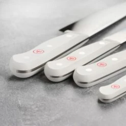 Wusthof Gourmet 16 Piece Acacia Knife Block Set With White Handles -Zwilling Shop 42636