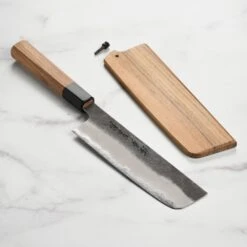 Enso Hand-Forged Aogami Super 6.5" Nakiri With Saya