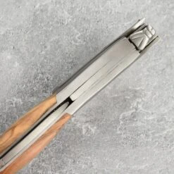 Laguiole En Aubrac Sommelier Stainless Steel Corkscrew With Olive Wood Handle -Zwilling Shop 42750